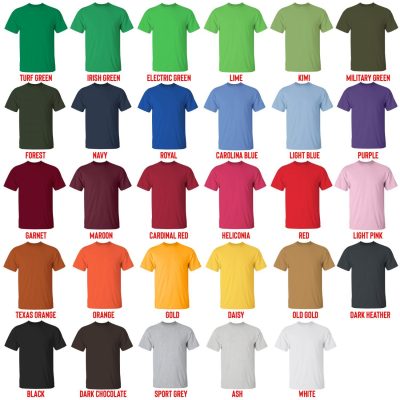 t shirt color chart - Studio Ghibli AU Store