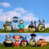 11pcs set Studio Ghibli Neighbor Figures Totoro Family Figurines Anime Toys Set Ornament Desk Garden Dolls - Studio Ghibli AU Store