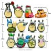 12pcs Studio Ghibli Totoro Mini Resin Action Figures Hayao Miyazaki Miniature Cake Toppers Figurines Dolls Garden 1 - Studio Ghibli AU Store