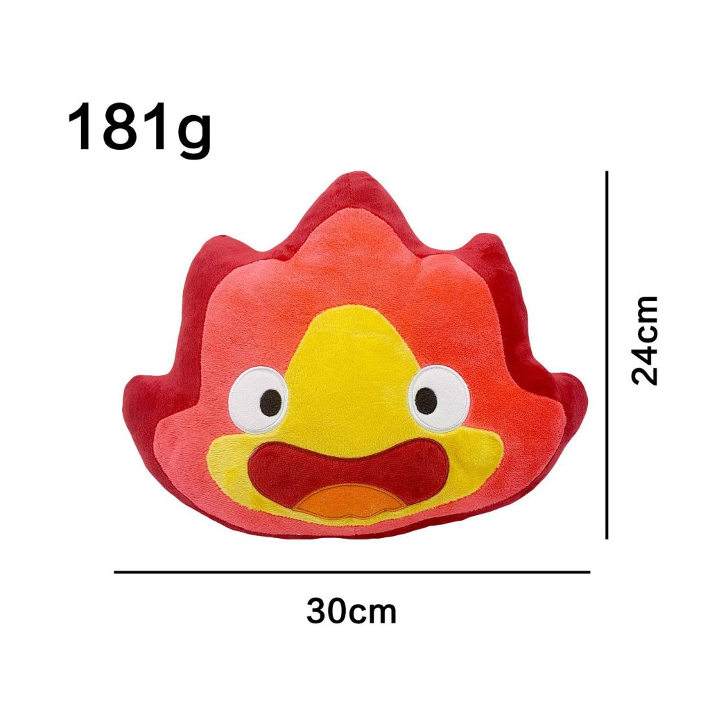 24CM New Calcifer Plush Toys Cartoon Filled Soft Dolls Children Christmas Gifts Home Decorative Toys Wholesale 5 - Studio Ghibli AU Store