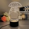 3D Led Lamp Spirited Away No Face Man Totoro Action Figure Nightlight Cute Room Decor Light 12 - Studio Ghibli AU Store