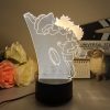 3D Led Lamp Spirited Away No Face Man Totoro Action Figure Nightlight Cute Room Decor Light 3 - Studio Ghibli AU Store