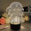 3D Led Lamp Spirited Away No Face Man Totoro Action Figure Nightlight Cute Room Decor Light 4 - Studio Ghibli AU Store