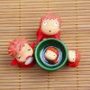 4 Pcs set Kawaii Japan Anime Ponyo on The Cliff Resin Action Figures Gardening Fish Ornament 1 - Studio Ghibli AU Store