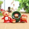 4 Pcs set Kawaii Japan Anime Ponyo on The Cliff Resin Action Figures Gardening Fish Ornament - Studio Ghibli AU Store