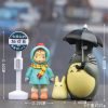 4pcs lot 3 5cm Anime My Neighbor Totoro Action Figure Toy Hayao Miyazaki Mini Garden PVC 4 - Studio Ghibli AU Store