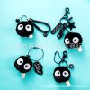 Action Spirited Away Plush Keychain Toys Miyazaki Hayao Totoro Fairydust Susuwatari Doll Girl Bag Pendant Key 1 - Studio Ghibli AU Store