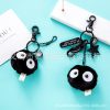 Action Spirited Away Plush Keychain Toys Miyazaki Hayao Totoro Fairydust Susuwatari Doll Girl Bag Pendant Key 3 - Studio Ghibli AU Store