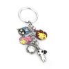 Anime Kiki s Delivery Service Keychain Spirited Away Key ring Ponyo on the Cliff Totoro Metal 4 - Studio Ghibli AU Store