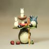 Anime Miyazaki Hayao My Neighbor Totoro with Umbrella Fried charcoal Figure Birthday gift Collectible Model ToyGarden - Studio Ghibli AU Store