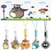 Anime My Neighbor Totoro Keychain Kawaii Kawaii Small Briquett Metal Pendant Bag Stap Key Trinket Toys - Studio Ghibli AU Store