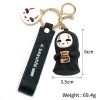 Anime Spirited Away Kawaii Keychain Cartoon Faceless Man Pendant Key Rings Lanyard Women Bag Toys Doll 4 - Studio Ghibli AU Store