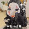 Anime Spirited Away Kigurumi Pajamas No Face Man Plush Winter Flannel Adult Cartoon Anime Cosplay Costume 6 - Studio Ghibli AU Store