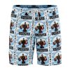 Castle in the Sky SG Hawaiian Shorts FRONT Mockup Knot - Studio Ghibli AU Store