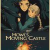 Classic Hayao Ghibli Anime Howl s Moving Castle Canvas Painting Wall Art Home Decoration Aesthetic Kid 3 - Studio Ghibli AU Store