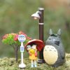 Cute 5PCS Lot Hayao Miyazaki Movie Totoro My Neighbor Anime Action figure Figurine Totoro Decal Toy 1 - Studio Ghibli AU Store