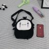 Cute Cartoon No Face Man Plush Messenger Bag Spirited Away Cosplay Anime Plush Bag Dolls Adjustable 2 - Studio Ghibli AU Store