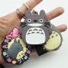 Cute Cartoon Totoro Keychain PVC Silicone Anime Key Chain Double Side Cartoon Key Ring Kid Trinket 1 - Studio Ghibli AU Store