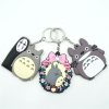 Cute Cartoon Totoro Keychain PVC Silicone Anime Key Chain Double Side Cartoon Key Ring Kid Trinket - Studio Ghibli AU Store