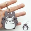 Cute Cartoon Totoro Keychain PVC Silicone Anime Key Chain Double Side Cartoon Key Ring Kid Trinket 3 - Studio Ghibli AU Store