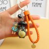 Cute My Neighbor Totoro Doll Keychain Chinchilla Keyrings Pendant fit Bag Charms Purse Accessory for Miyazaki 4 - Studio Ghibli AU Store