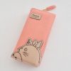 Fashion Cat Women Wallets Cartoon Card Holder Coin Purse Zipper Hasp Clutch Long Wallet Dollar Price 3 - Studio Ghibli AU Store