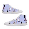 Ghibli Characrers Light Blue Converse Shoes - Studio Ghibli AU Store