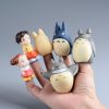 Koteta 1PC Hayao Miyazaki PVC Figurine TOTORO Finger Puppet Anime Model Collectiable Action Figure Kids Birthday - Studio Ghibli AU Store