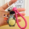 Miyazaki Hayao Animated Film My Neighbor Lovely Totoro Keychain Totoro PVC Doll Keyrings Charms Bag Backpack - Studio Ghibli AU Store