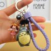 Miyazaki Hayao Animated Film My Neighbor Lovely Totoro Keychain Totoro PVC Doll Keyrings Charms Bag Backpack 3 - Studio Ghibli AU Store