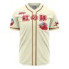 Porco Rosso SG AOP Baseball Jersey FRONT Mockup - Studio Ghibli AU Store