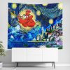 Porco Rosso Starry Night Studio Ghibli Wall Tapestry Horizontal Main 1 - Studio Ghibli AU Store