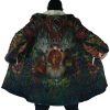 Princess Mononoke SG AOP Hooded Cloak Coat NO HOOD Mockup - Studio Ghibli AU Store