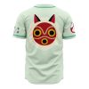 Raging Princess Mononoke SG AOP Baseball Jersey BACK Mockup - Studio Ghibli AU Store