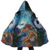 Raging Princess Mononoke SG AOP Hooded Cloak Coat MAIN Mockup - Studio Ghibli AU Store