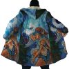 Raging Princess Mononoke SG AOP Hooded Cloak Coat NO HOOD Mockup - Studio Ghibli AU Store