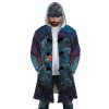 Sea Creatures Ponyo SG AOP Hooded Cloak Coat FRONT Mockup - Studio Ghibli AU Store