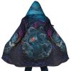 Sea Creatures Ponyo SG AOP Hooded Cloak Coat MAIN Mockup - Studio Ghibli AU Store