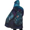 Sea Creatures Ponyo SG AOP Hooded Cloak Coat SIDE Mockup - Studio Ghibli AU Store