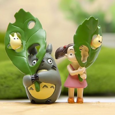 Studio Ghibli Miniatures Japanese Anime Totoro Ornament Miyazaki Fairy Garden Ornament Home Room Decor Cute Mini 1 - Studio Ghibli AU Store