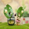 Studio Ghibli Miniatures Japanese Anime Totoro Ornament Miyazaki Fairy Garden Ornament Home Room Decor Cute Mini - Studio Ghibli AU Store