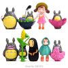 Studio Ghibli Totoro Miniatures PVC Action Figures Spirited Away No Face Man Hayao Miyazaki Mini Figurines 1 - Studio Ghibli AU Store