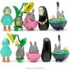 Studio Ghibli Totoro Miniatures PVC Action Figures Spirited Away No Face Man Hayao Miyazaki Mini Figurines 4 - Studio Ghibli AU Store