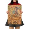 TIE LER Hayao Miyazaki Anime Movie Poster Cartoon Does Retro Nostalgia Kraft Paper Poster Cafe Bar 6 1 - Studio Ghibli AU Store