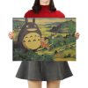 TIE LER Hayao Miyazaki Anime Movie Poster Cartoon Does Retro Nostalgia Kraft Paper Poster Cafe Bar 7 1 - Studio Ghibli AU Store