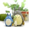 Totoro Japanese Anime 3 5 5cm Mini Tonari no Totoro with Lotus leaf Mini Cartoon Figures 1 - Studio Ghibli AU Store