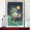 Totoro Studio Ghibli Anime on The Wall Art Posters and Prints Canvas Painting Wall Art Pictures 11 - Studio Ghibli AU Store