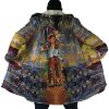 Trippy Grave of the Fireflies SG AOP Hooded Cloak Coat NO HOOD Mockup - Studio Ghibli AU Store