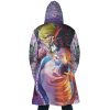 Trippy Howls Moving Castle SG AOP Hooded Cloak Coat BACK Mockup - Studio Ghibli AU Store