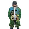 Trippy My Neighbor Totoro SG AOP Hooded Cloak Coat FRONT Mockup - Studio Ghibli AU Store